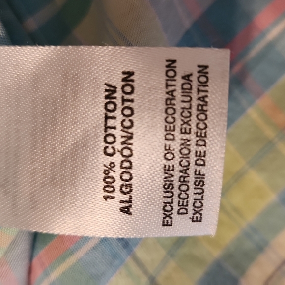 Kitestrings Pastel Plaid Button Down Shirt Size 3T - Picture 9 of 10